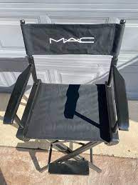 mac wooden foldable makeup chair for