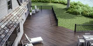 Our unique services and products are the ideal solution for top coat and repair of: Veranda Composite Decking And Composite Railing