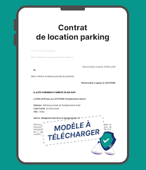 Contrat de location parking : modèle gratuit à télécharger (2023)