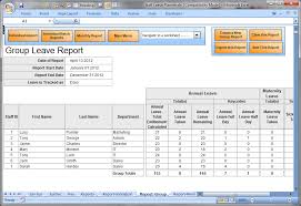 Free Annual Leave Spreadsheet Excel Template Online