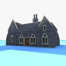 Gothic House 3d Model