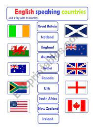 Pin on English-speaking countries