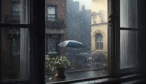 rainy window stock photos images and