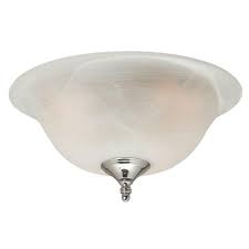 Hunter 2 Light Swirled Marble Dual Use Ceiling Fan Light Kit 28568 The Home Depot