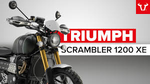 triumph scrambler 1200 xe by sw motech