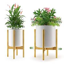 5 out of 5 stars. Buy Bamboo Plant Stand Flower Holder Amada Indoor Mid Century Modern Planter Display Rack With Adjustable 8 9 10 11 12 Inches For Windows House Plants Corner Or Floor Online In Indonesia B08gfrp7hn