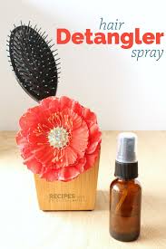 homemade hair detangler spray recipes