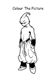 Budokai 2 (ドラゴンボールz2, doragon bōru zetto tsū) is a video game based upon dragon ball z. Majin Buu From Dragon Ball Z Coloring Pages Worksheets For First Second Third Fourth Fifth Grade Art And Craft Worksheets Schoolmykids Com