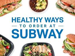 healthy ways to order at subway