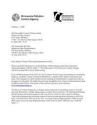 cover letter to senate and house energy