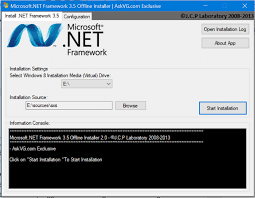 install microsoft net framework 3 5