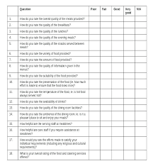 Customer Questionnaire Template Satisfaction Survey Word