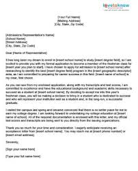 Recommendation letter for students applying to college. College Application Cover Letter Examples Lovetoknow