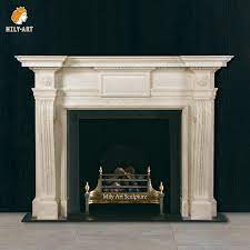 British Marble Fireplace For Decor