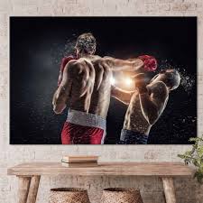 Boxing Glove Art Motivation Canvas