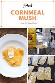 how to make fried cornmeal mush the
