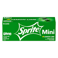 sprite soda mini cans lemon lime