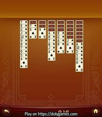 spider solitaire play free card