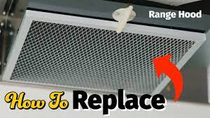 replace install range hood filter