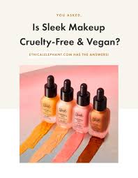 is sleek makeup free vegan in