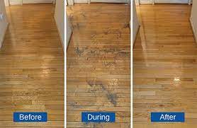 hardwood floor wax buildup