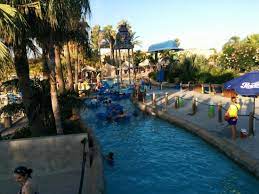 lazy river at the palm beach