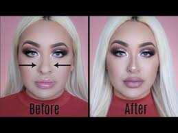 how to fake a nose job with makeup