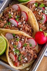 crockpot beef tacos belle of the kitchen