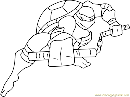All these santa coloring pages are free and can be printed in seconds from your computer. Ninja Turtles Mikey Coloring Page For Kids Free Teenage Mutant Ninja Turtles Printable Coloring Pages Online For Kids Coloringpages101 Com Coloring Pages For Kids