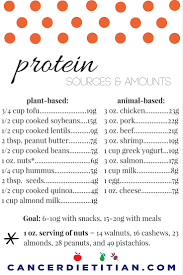 Amount Of Protein In Various Foods Charts And Lists