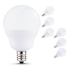 G14 E12 Candelabra Bulbs Globe Led Light Bulbs 45w Replacement 6w Natural Daylight White 6000k 500lm Perfect For Incandescent Lights Living Room Porch 6 Pack Walmart Com Walmart Com