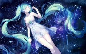 With tenor, maker of gif keyboard, add popular cute anime girl with blue hair animated gifs to your conversations. Wallpaper Hatsune Miku Beautiful Blue Hair Anime Girl Skirt Water 2880x1800 Hd Picture Image