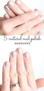 5 all natural nail polish removers