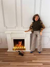 1 6 Scale Dollhouse Fireplace With