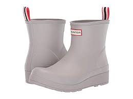 Hunter Womens Original Play Boot Short Rain Boots Zinc 7 M Us