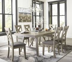 Browse our selection of contemporary, traditional, transitional and casual dining room tables and order with confidence online. Aldwin Gray Rectangular Dining Room Set From Ashley Coleman Furniture