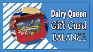 check dairy queen gift card balance