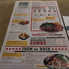 menu of logans roadhouse