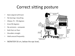 ppt correct sitting posture