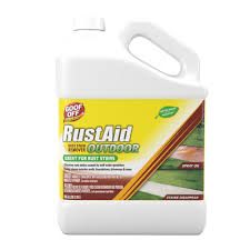 rust stain remover outdoor goof off