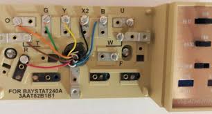 The trane thermostat has 7 wires one of which is a t wire (color appears brown) connection. Converting From Baystat240a To Nest Weird Wiring Doityourself Com Community Forums