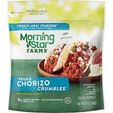 vegan chorizo crumbles morningstar farms