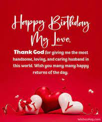 Happy Birthday My Dear Husband Status gambar png