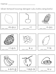 Latihan pengukuhan 4 lengkapkan perkataan dengan suku kata berikut suku kata pendidikan dasar latihan. Latihan Menulis Suku Kata