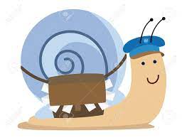 Cute Kawaii Snail Mail Royalty Free SVG, Cliparts, Vectors, And Stock Illustration. Image 15095080.