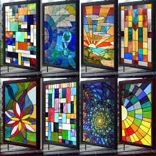 Window Stained Glass Stickers