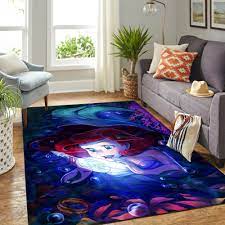 a little mermaid premium carpet rug