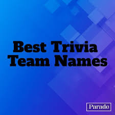 250 best trivia team names funny and
