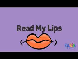 esl game read my lips you