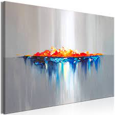canvas wall art fire and water
